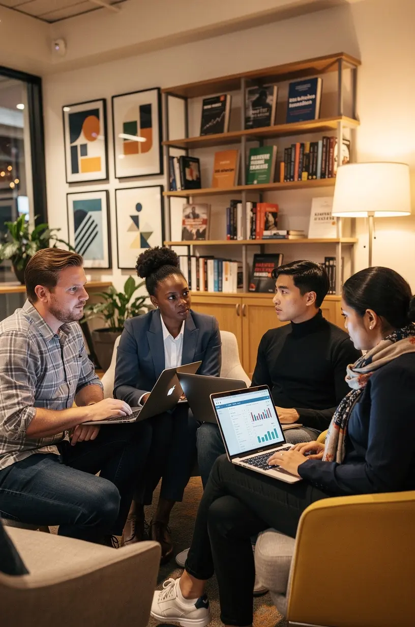 SEO content strategy with keyword planning session